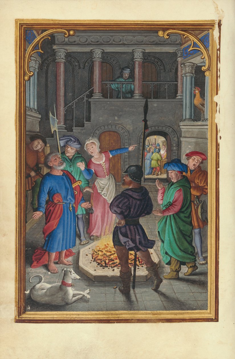 The Denial of Saint Peter by Simon Bening