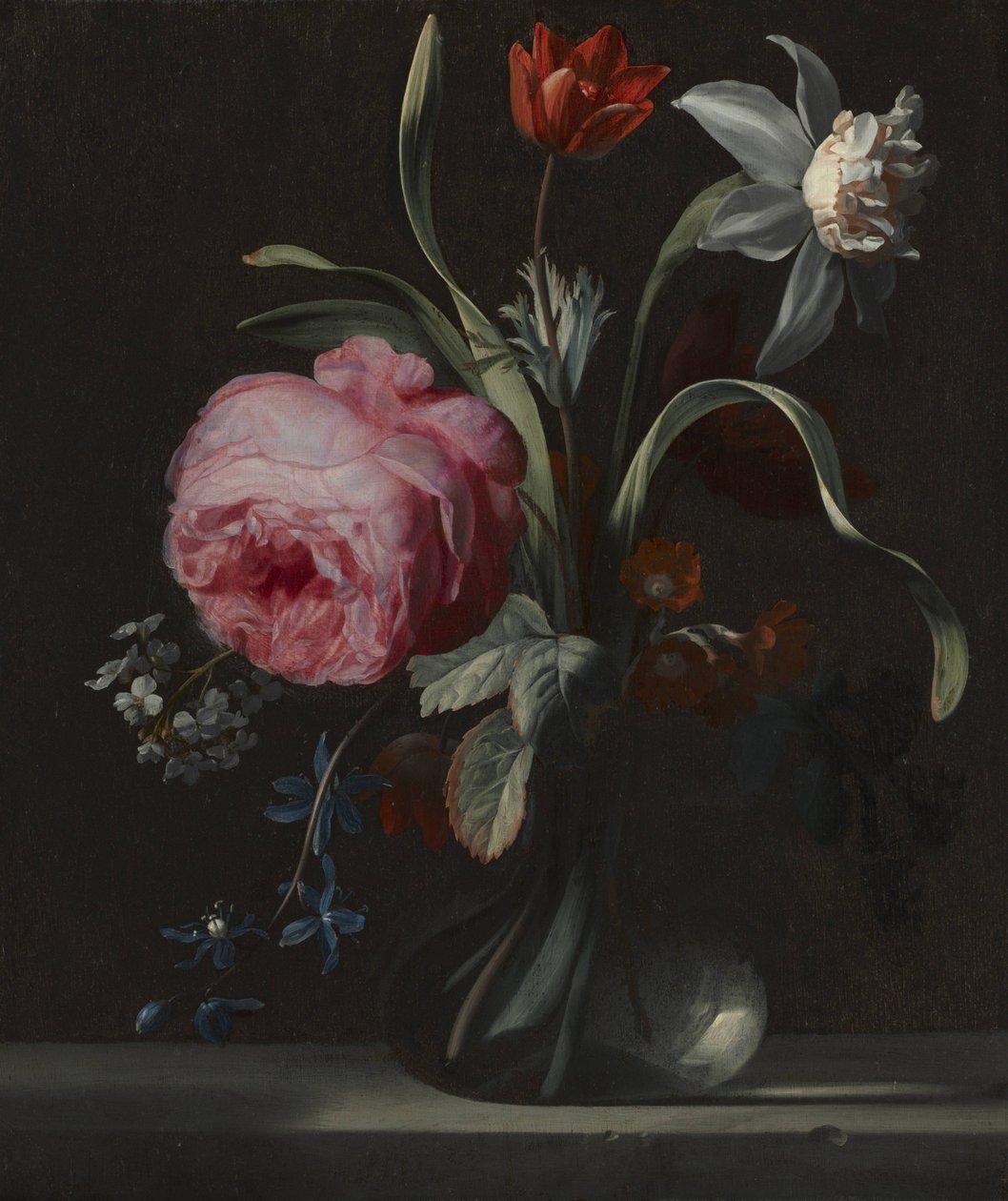 Vase of Flowers by Simon Peeterz Verelst