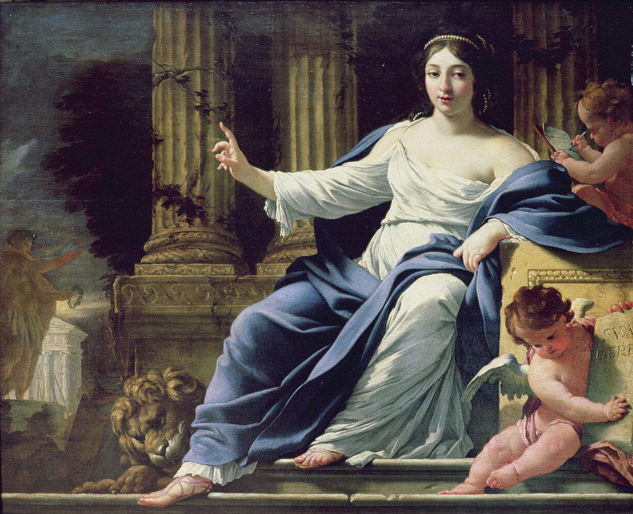 Polymnia, the Muse of Eloquence by Simon Vouet