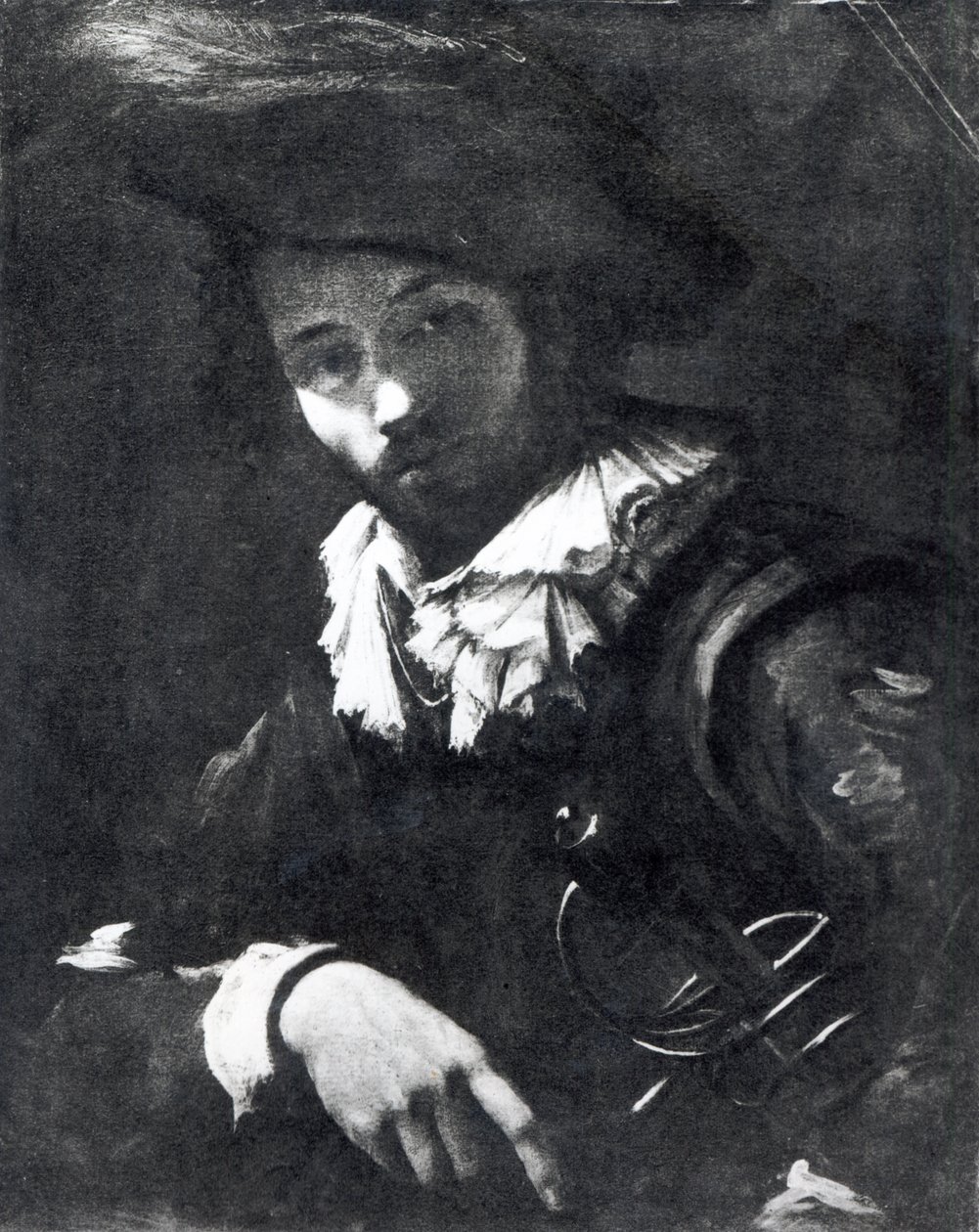 Portrait of a Mercenary by Simon Vouet
