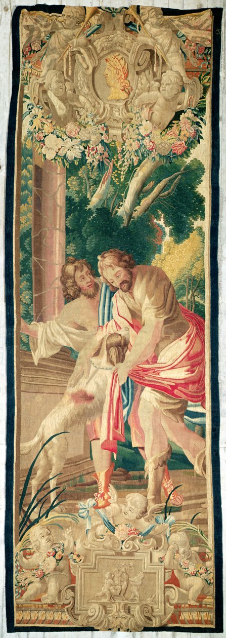 Ulysses Accompanied by Telemachus is Recognised by His Dog, Argus by Simon Vouet