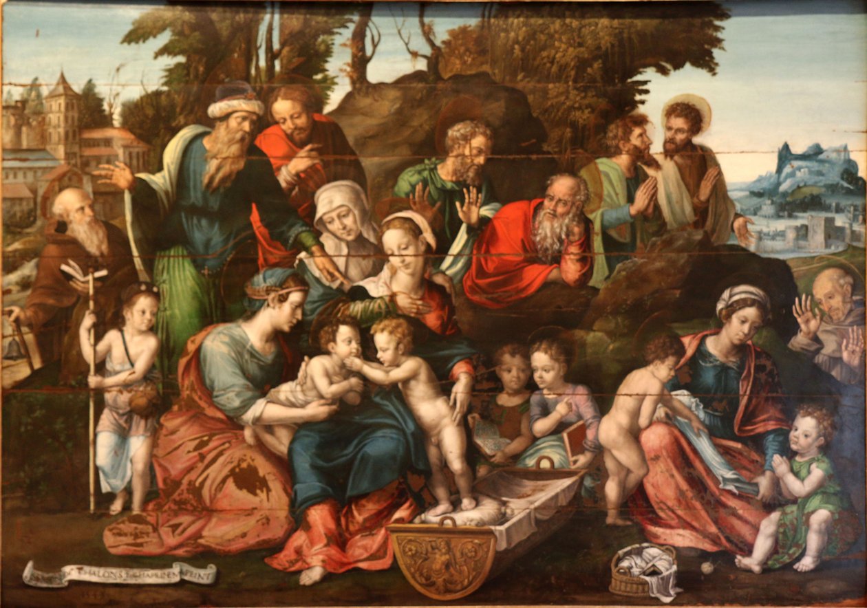 The Holy Kinship by Simon de Châlons