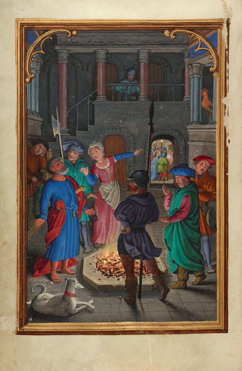 The Denial of Saint Peter by Simon Bening