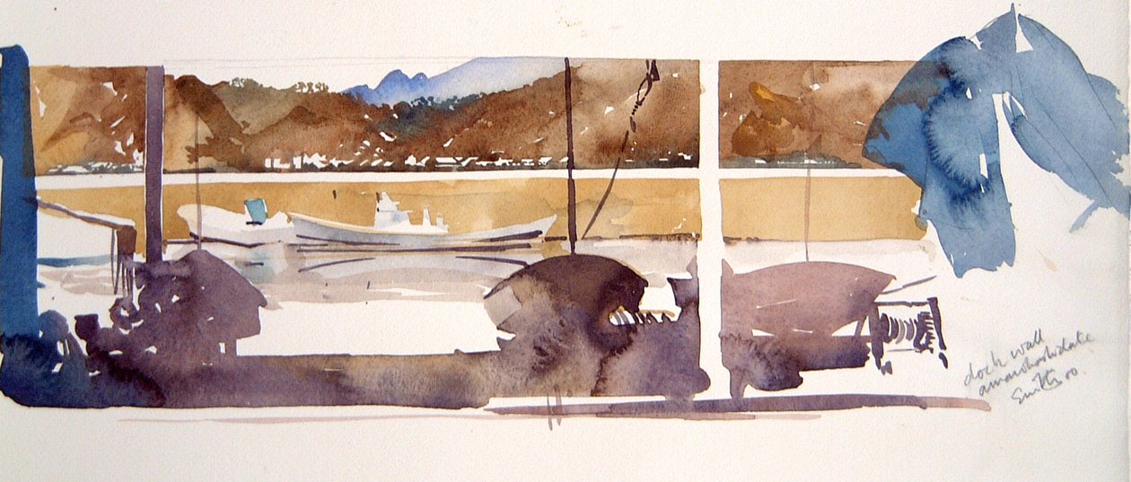 Dock Wall Amanohashidate, 2000 by Simon Fletcher