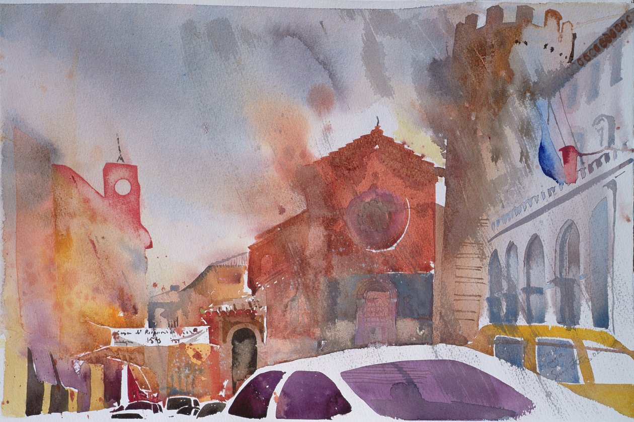 Orvieto Piazza, Italy 2002 by Simon Fletcher