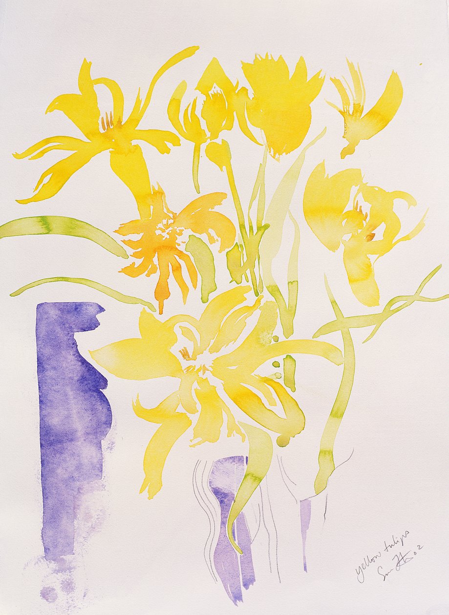 Yellow Tulips, 2000 by Simon Fletcher