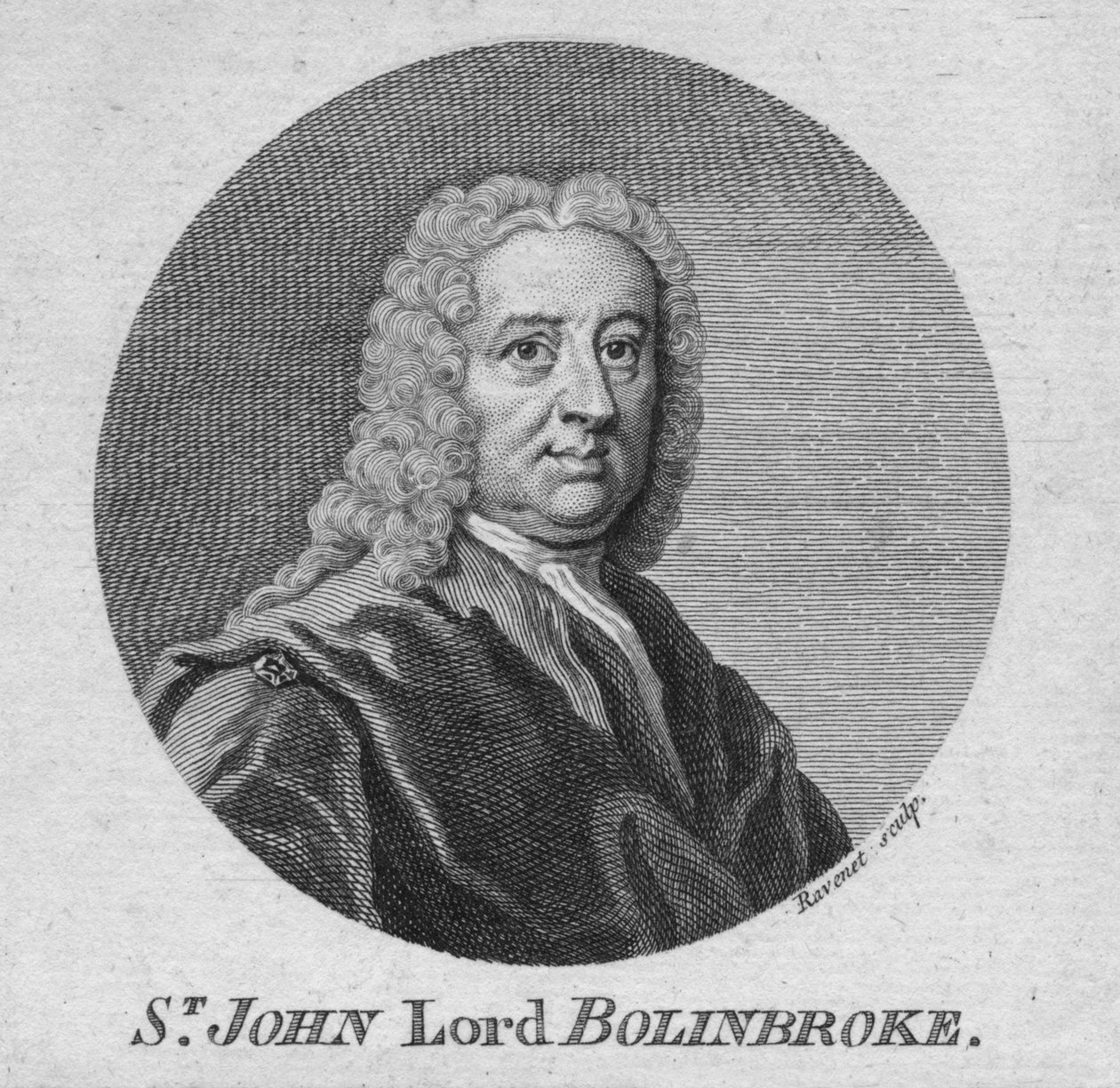 St. John Lord Bolinbroke by Simon Francois Ravenet