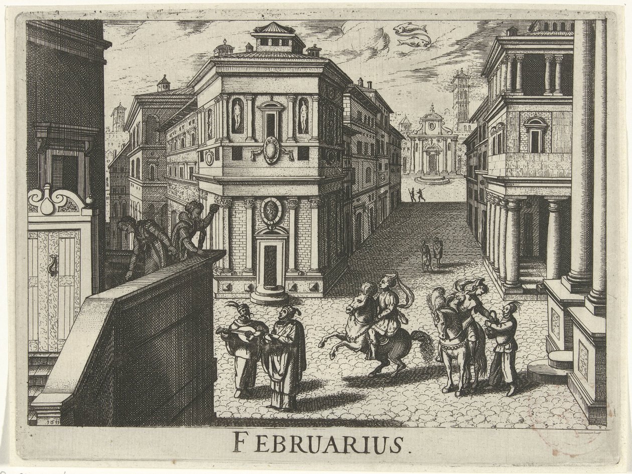 February (series title: Twelve Months) by Simon Frisius