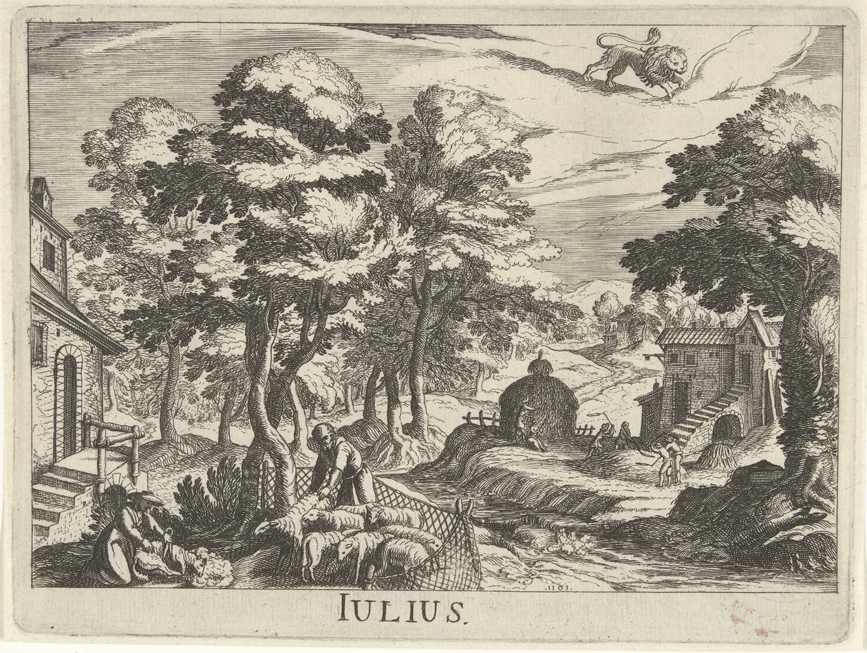 July (series title) by Simon Frisius