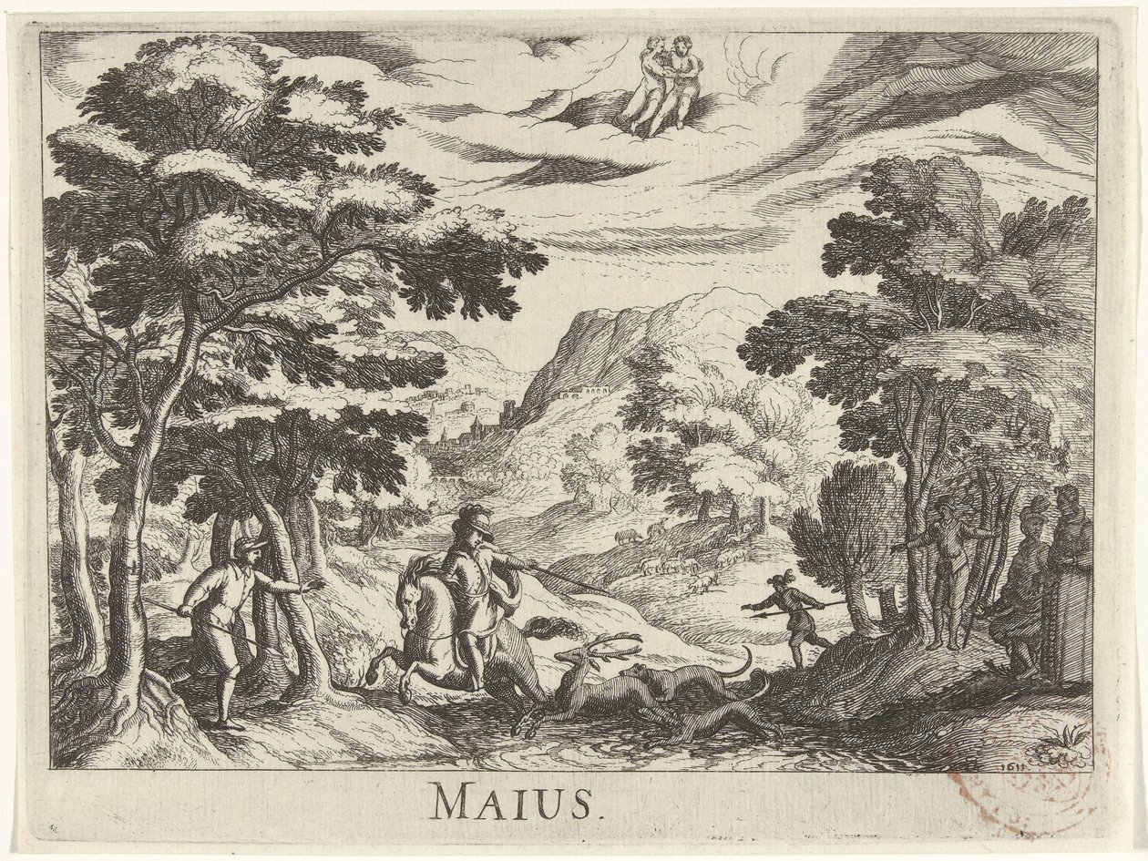 May Twelve Months (series title) by Simon Frisius