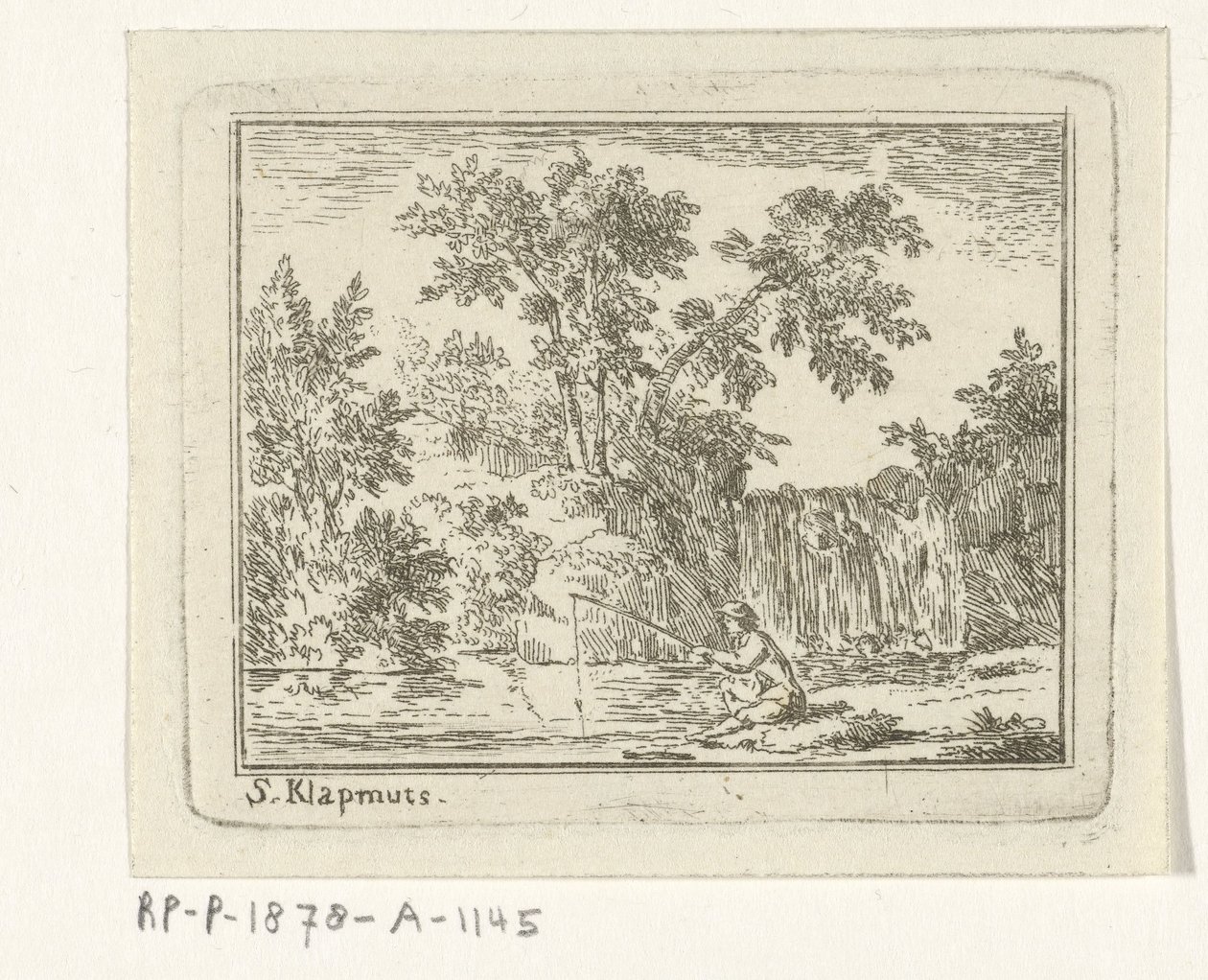 Landscape with a Fisherman by Simon Klapmuts