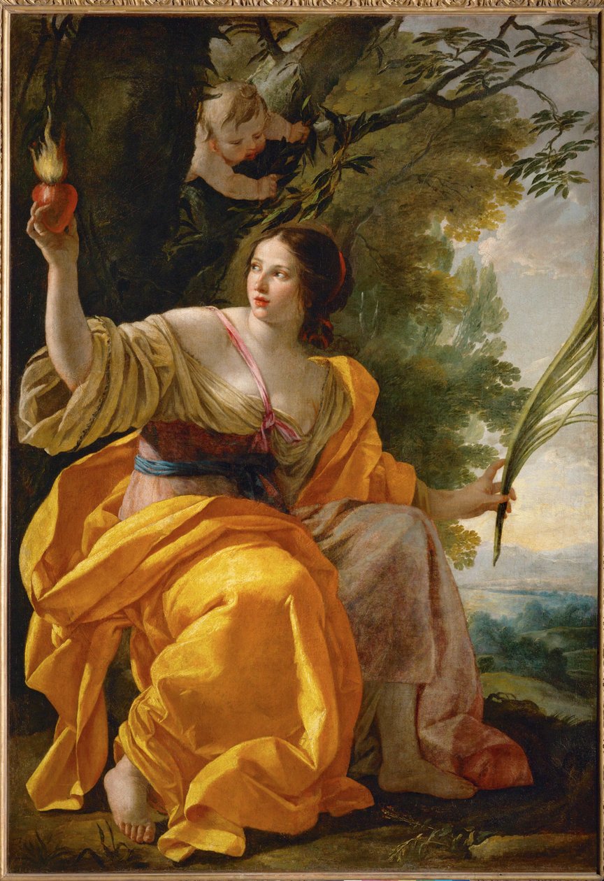 Heavenly Charity by Simon Vouet