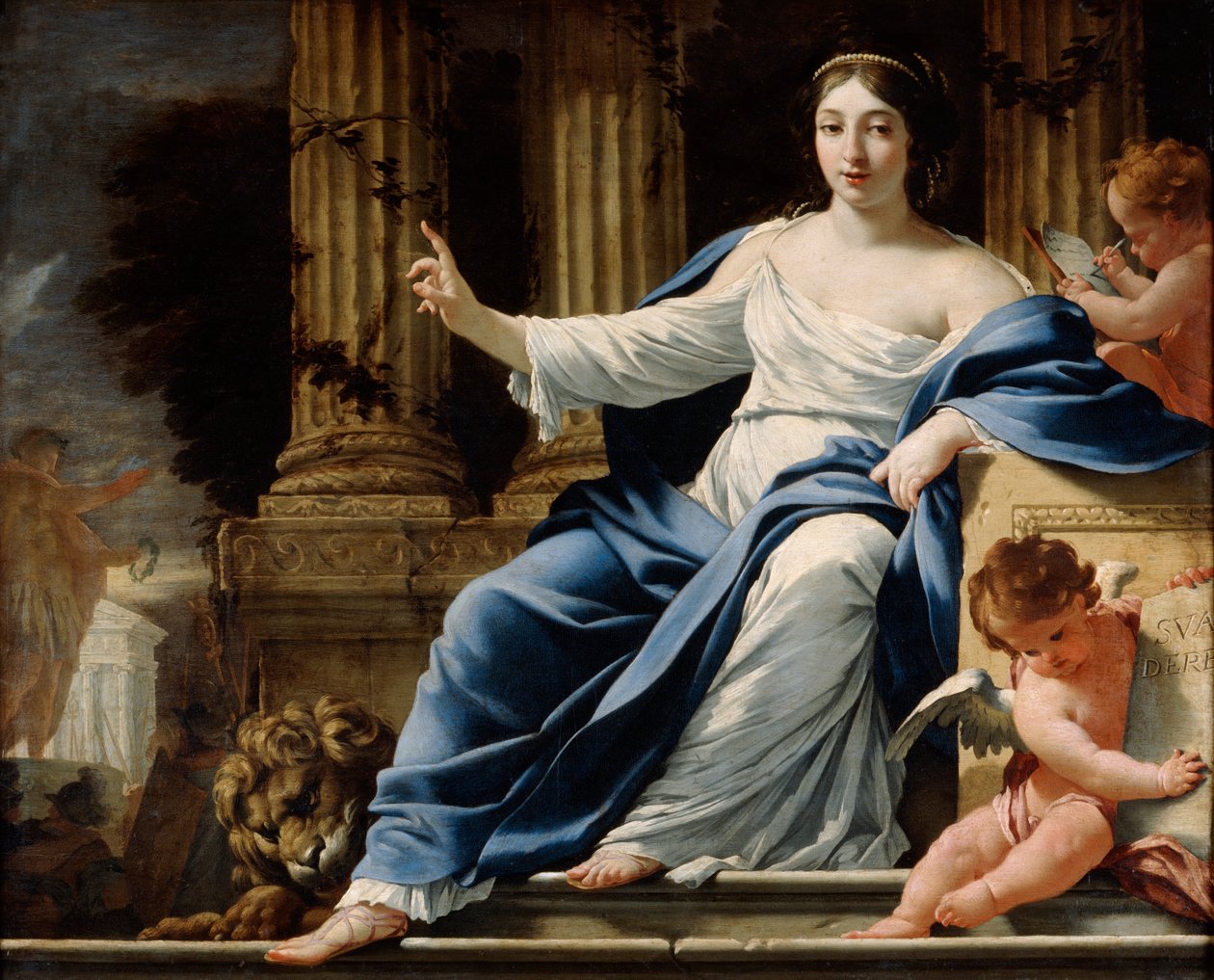 Polyhymnia, Muse of Eloquence by Simon Vouet