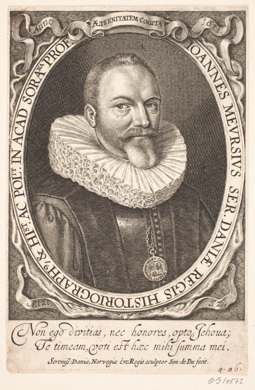Johannes Meursius, Royal Historian by Simon de Pas