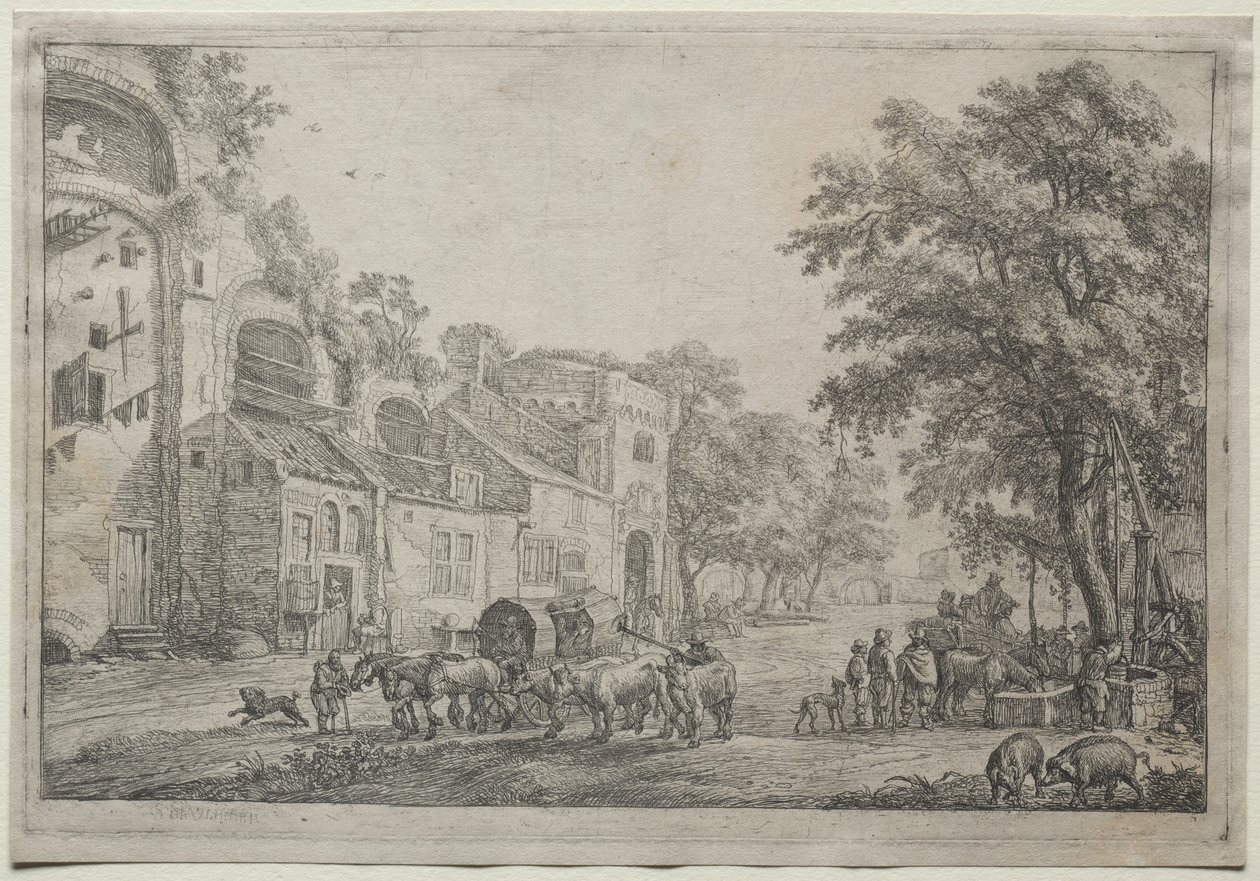 The Approach to a Village by Simon de Vlieger