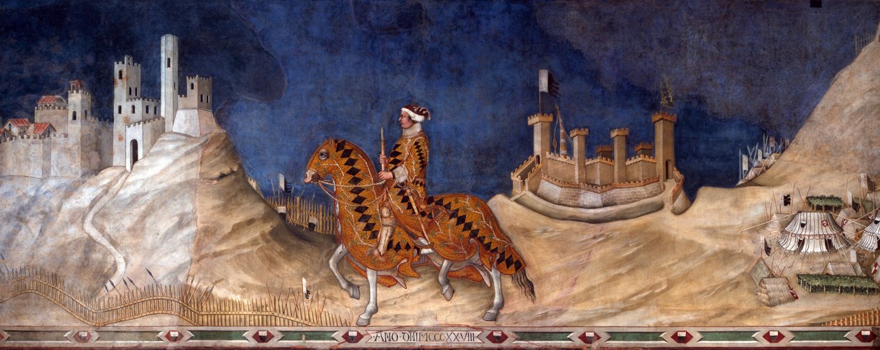 Guidoriccio da Fogliano by Simone Martini