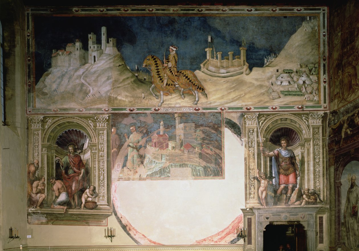 Guidoriccio da Fogliano Besieging Monte Massi by Simone Martini