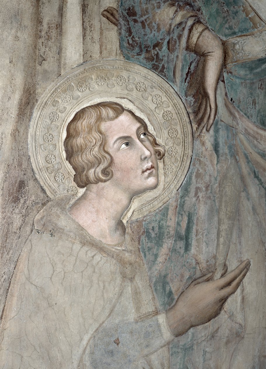 Maesta: St. Ansanus (detail) by Simone Martini