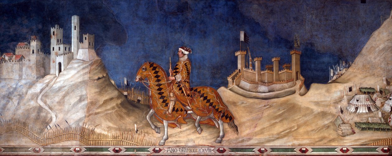 Guidoriccio da Fogliano by Simone Martini di