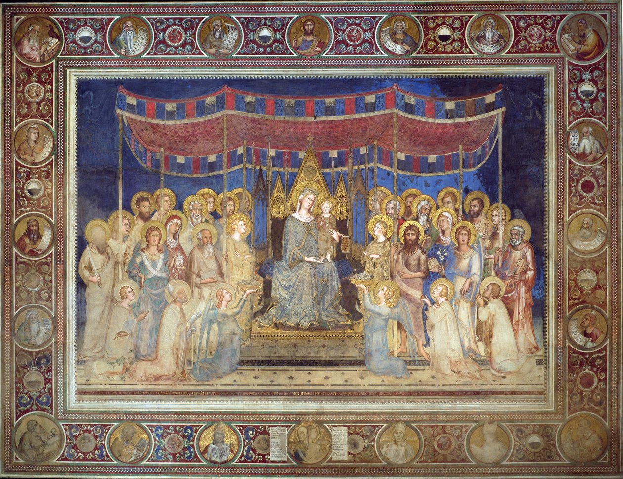 Maestà by Simone Martini di