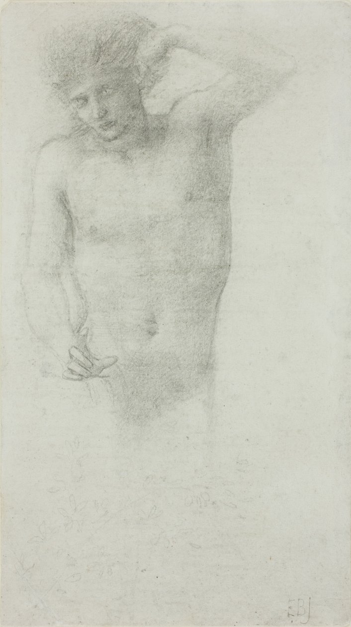 Male Nude by Sir Edward Burne Jones