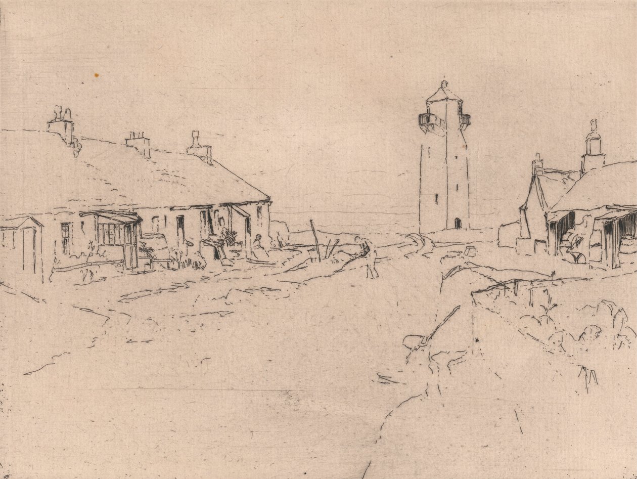 Southerness Lighthouse by Sir Frank Short