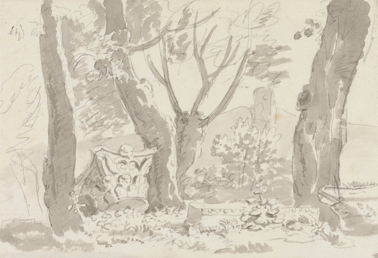 Mount Palatine by Sir George Howland Beaumont seventh Baronet