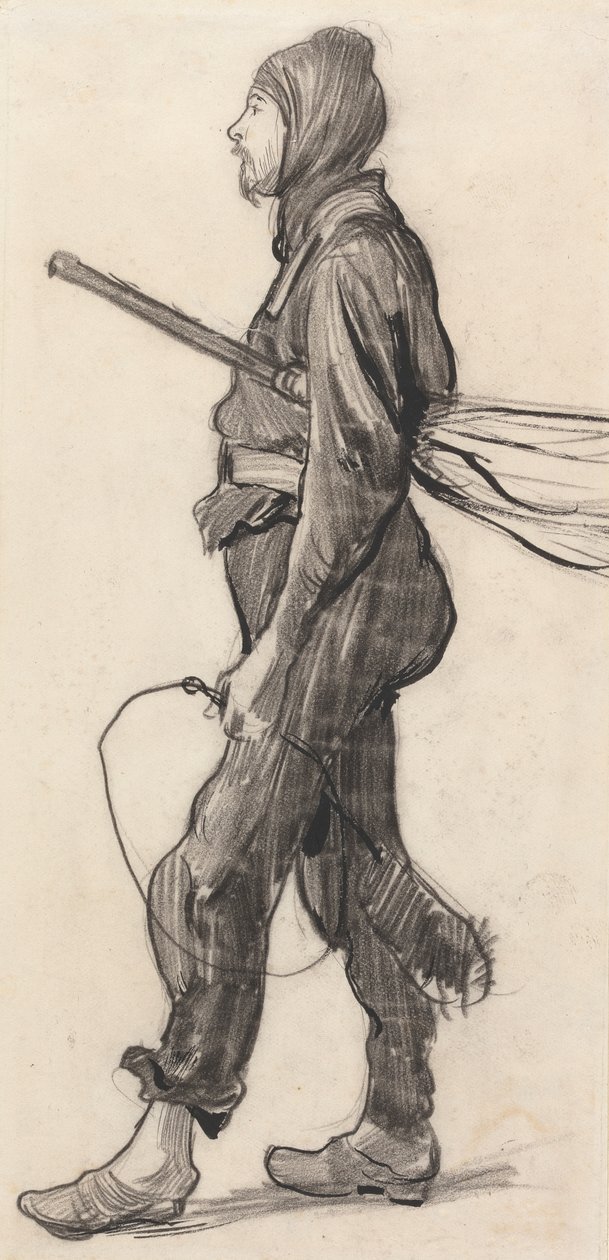 Study of a Chimney Sweeper by Sir Hubert von Herkomer