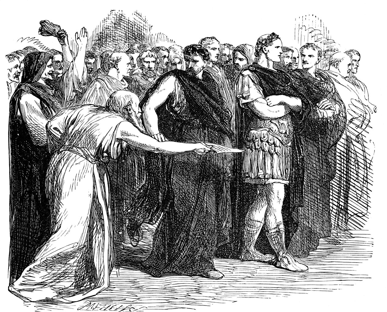 Beware the Ides of March by Sir John Gilbert