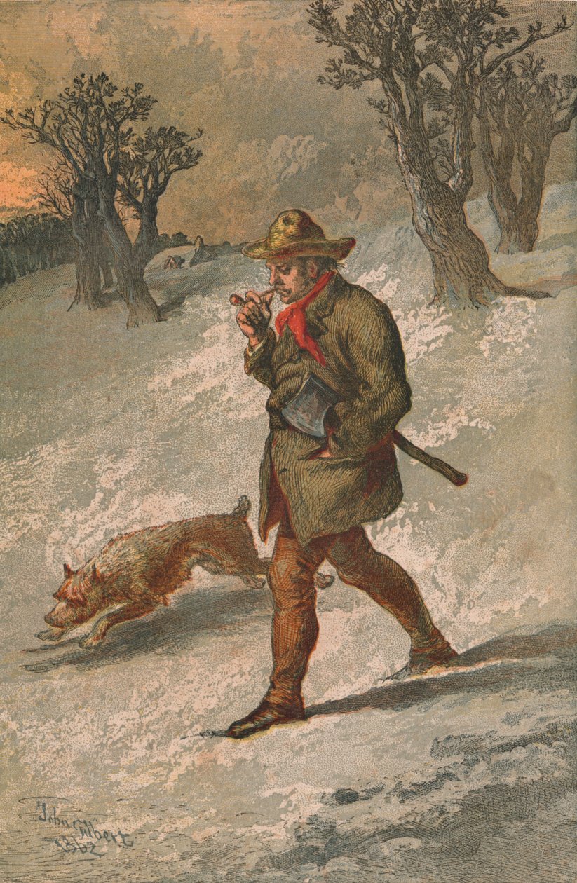 The Woodman and His Dog by Sir John Gilbert