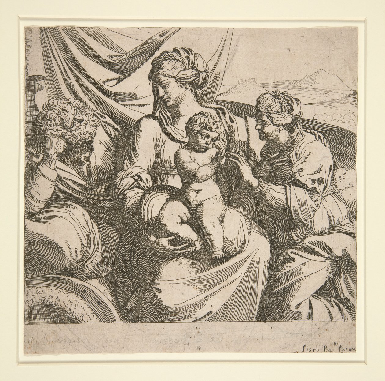 Marriage of St. Catherine by Sisto Badalocchio