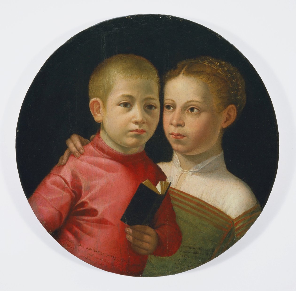 Double Portrait of a Boy and Girl of the Attavanti Family by Sofonisba Anguissola