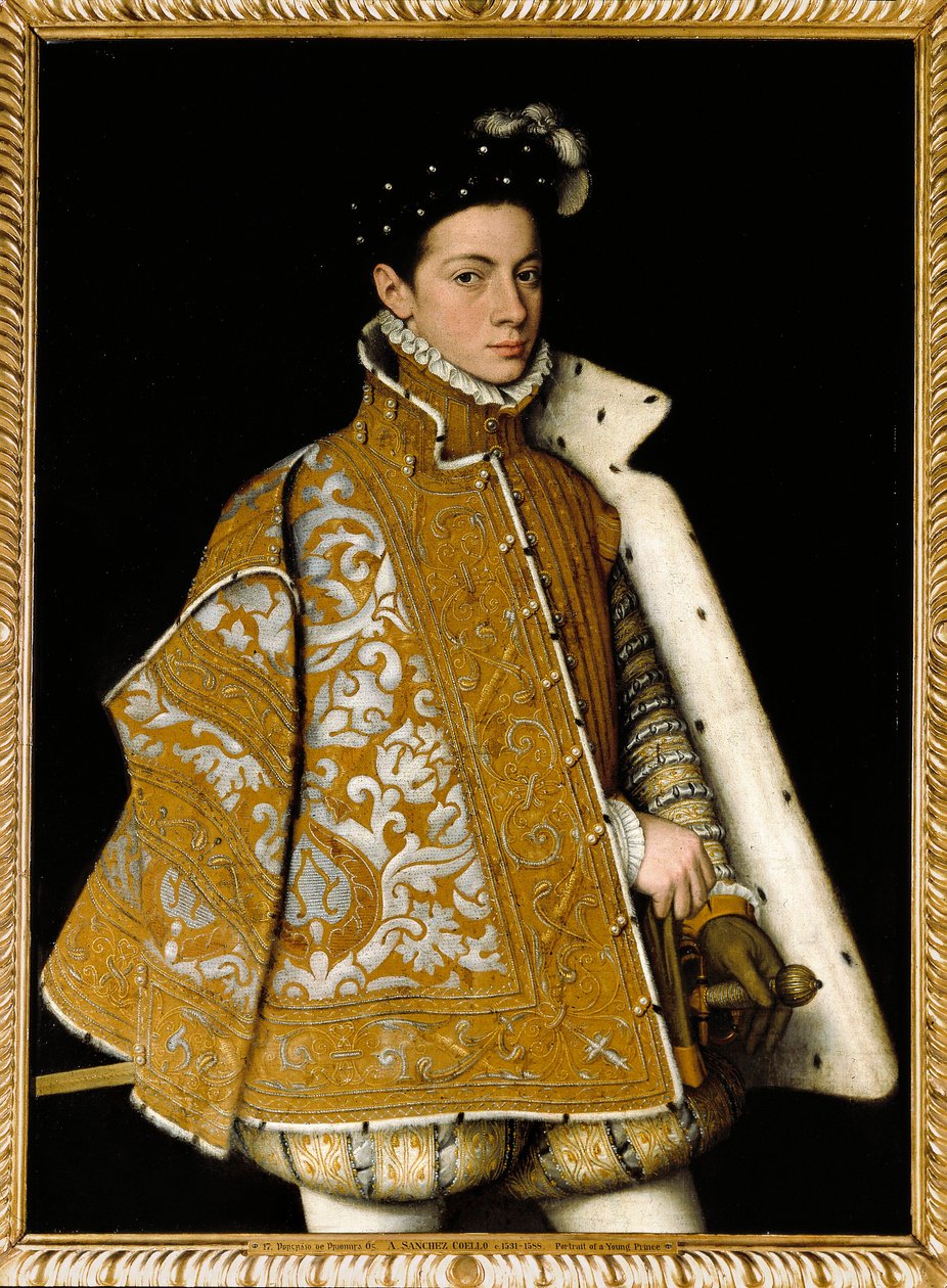 Portrait of Alexandre Farnese by Sofonisba Anguissola