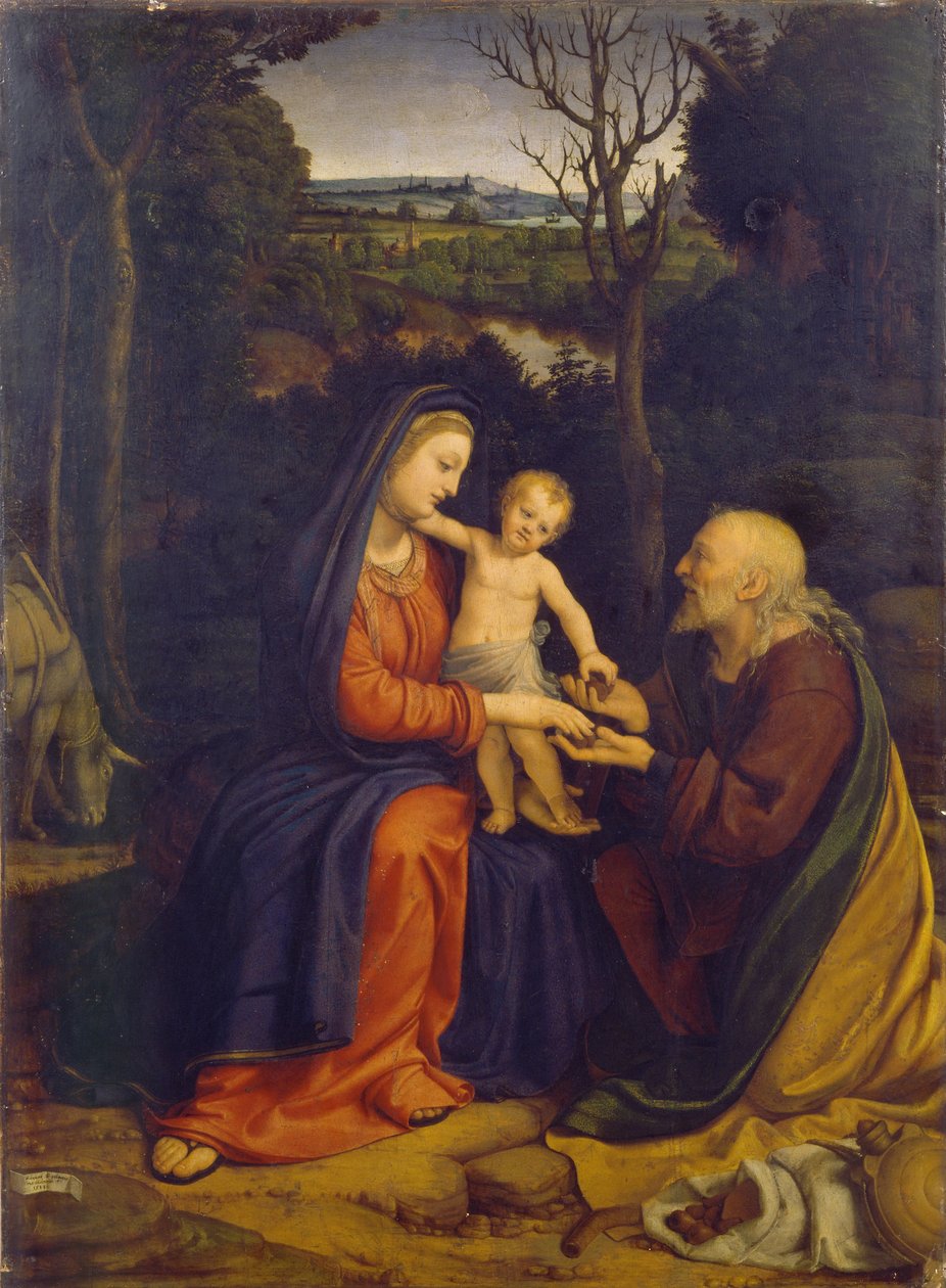 The Rest on the Flight into Egypt by Solari