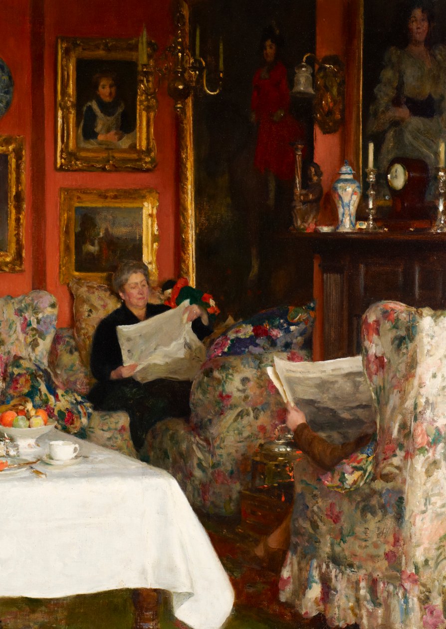 The Breakfast Table by Solomon Joseph Solomon