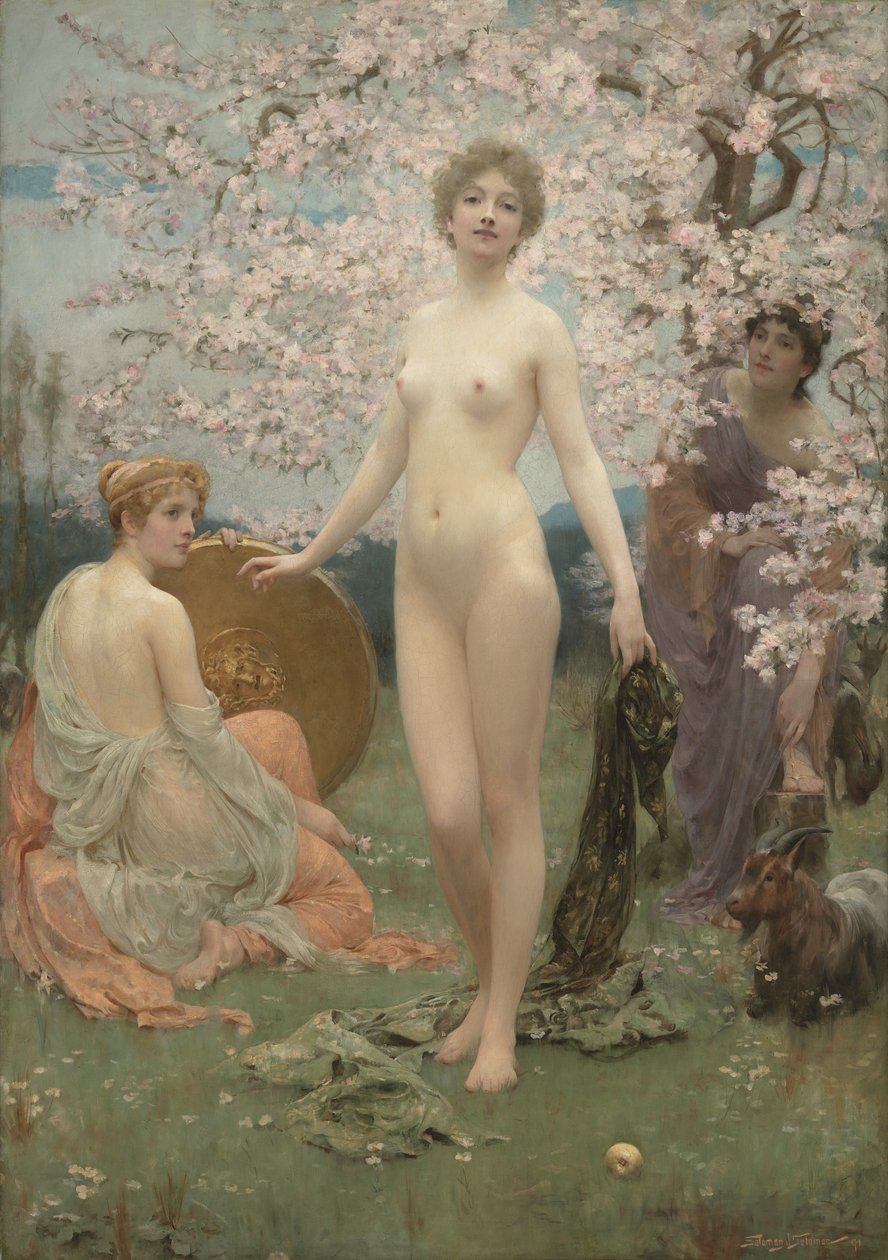 The Judgement of Paris by Solomon Joseph Solomon