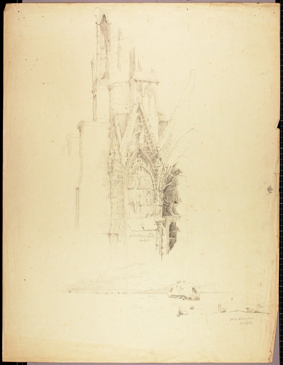 Cathedral Facade by Solon H. Borglum