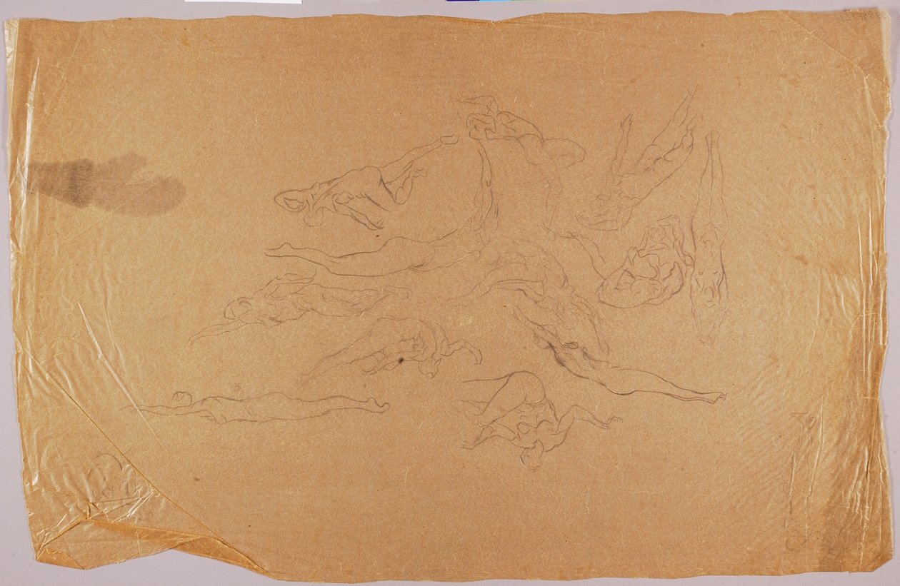 Swimming Nudes by Solon H. Borglum