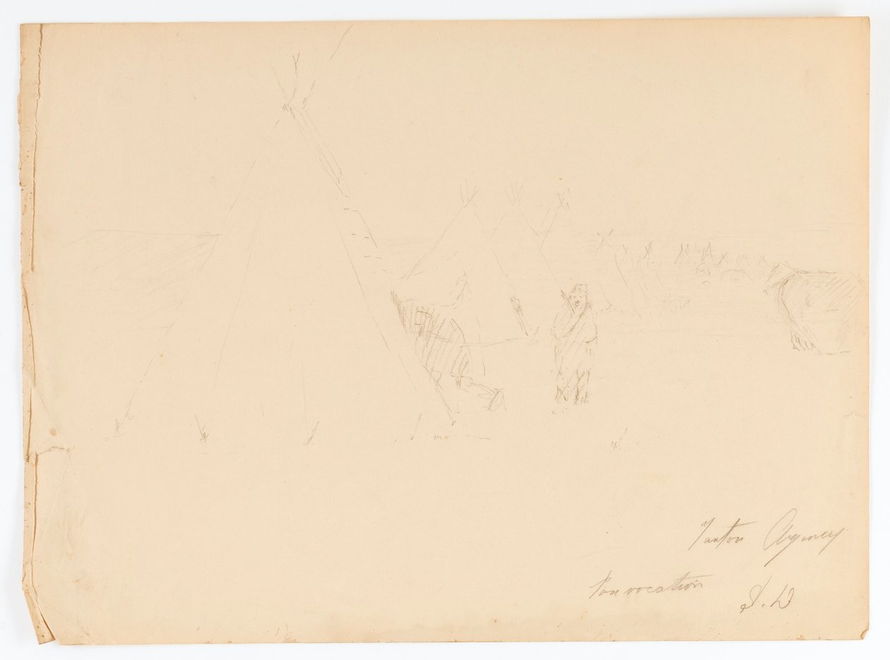 Yankton Agency by Solon H. Borglum
