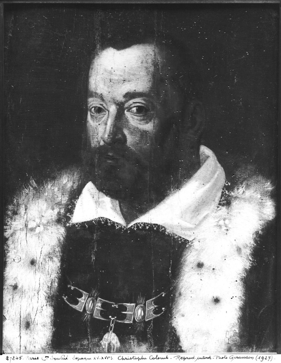 Portrait of Christopher Columbus (1450-1506) by Spanish School