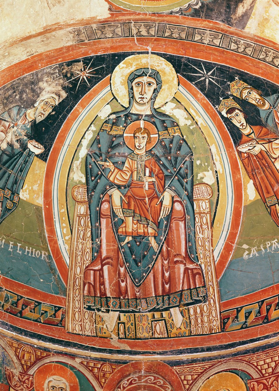 The Virgin and Child (detail) by Spanish School