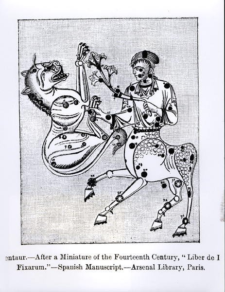 The Centaur, from Liber de Stellis Fixarum, illustration from Science and Literature in the Middle Ages and Renaissance, written and engraved by Paul Lacroix, 1878 by Spanish School