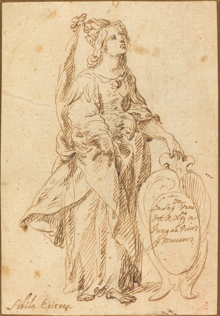 Eritrean Sibyl by Spanish 17th Century