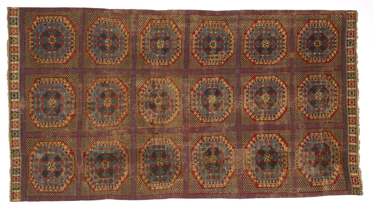 Carpet with a Turkish Pattern, c.1450-1500 by Spanish School