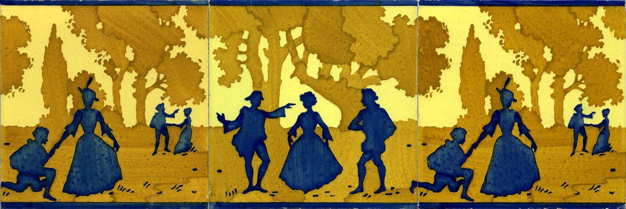 Country Gallant Scene by Spanish School