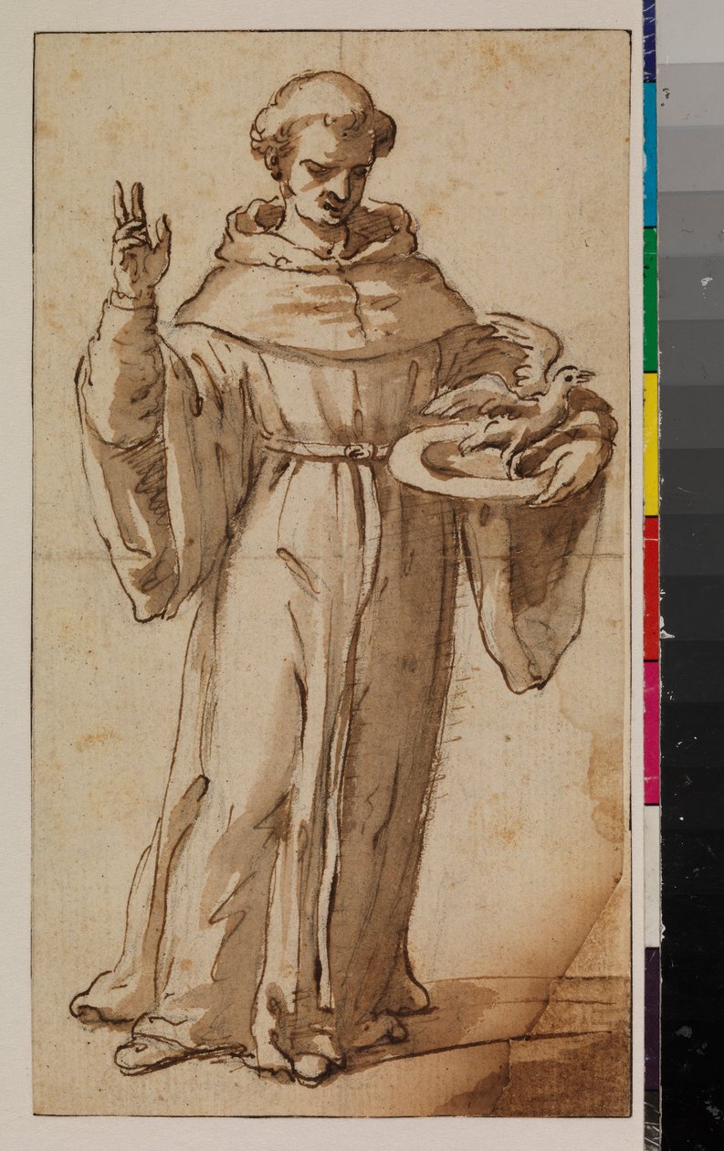 Saint Nicholas of Tolentino by Spanish School