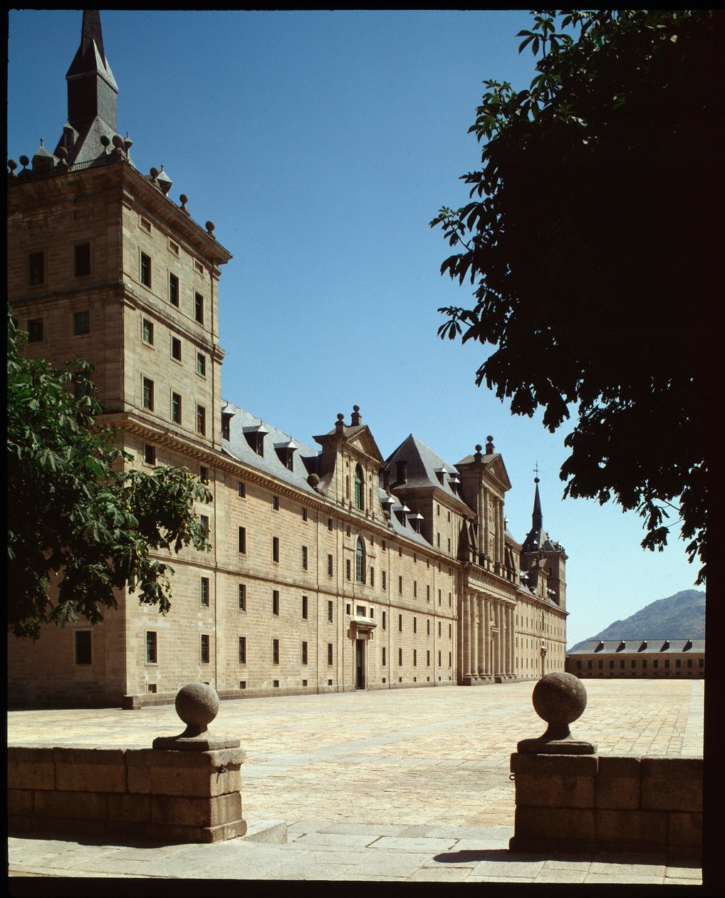 View of Main Facade of Royal Seat by Spanish School