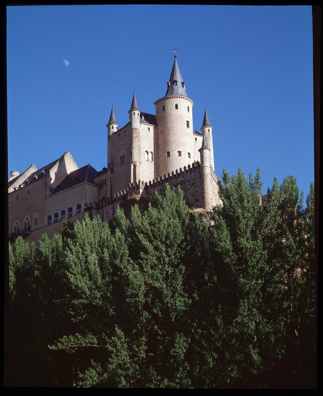 View of the alcazar by Spanish School