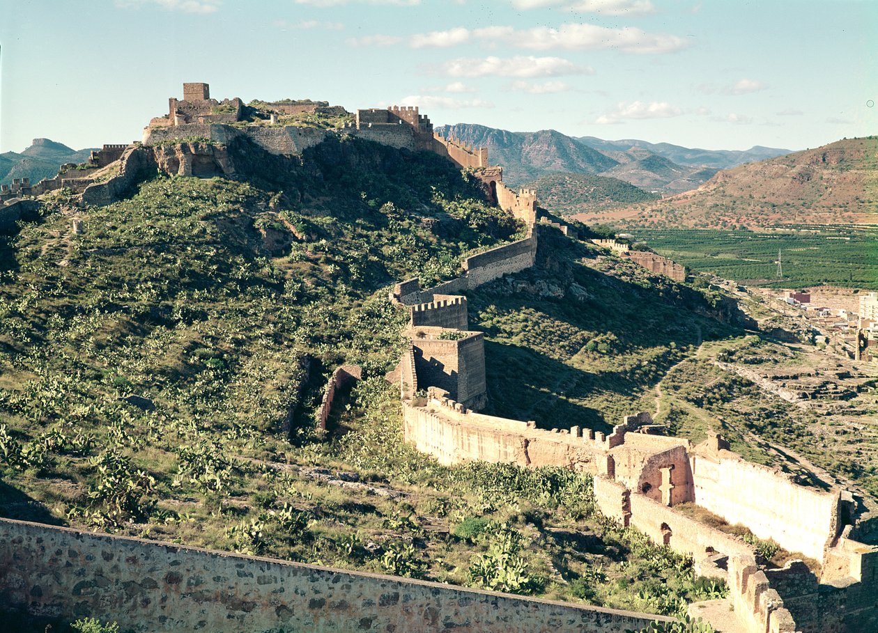 View of the castle, 8th-12th century by Spanish School