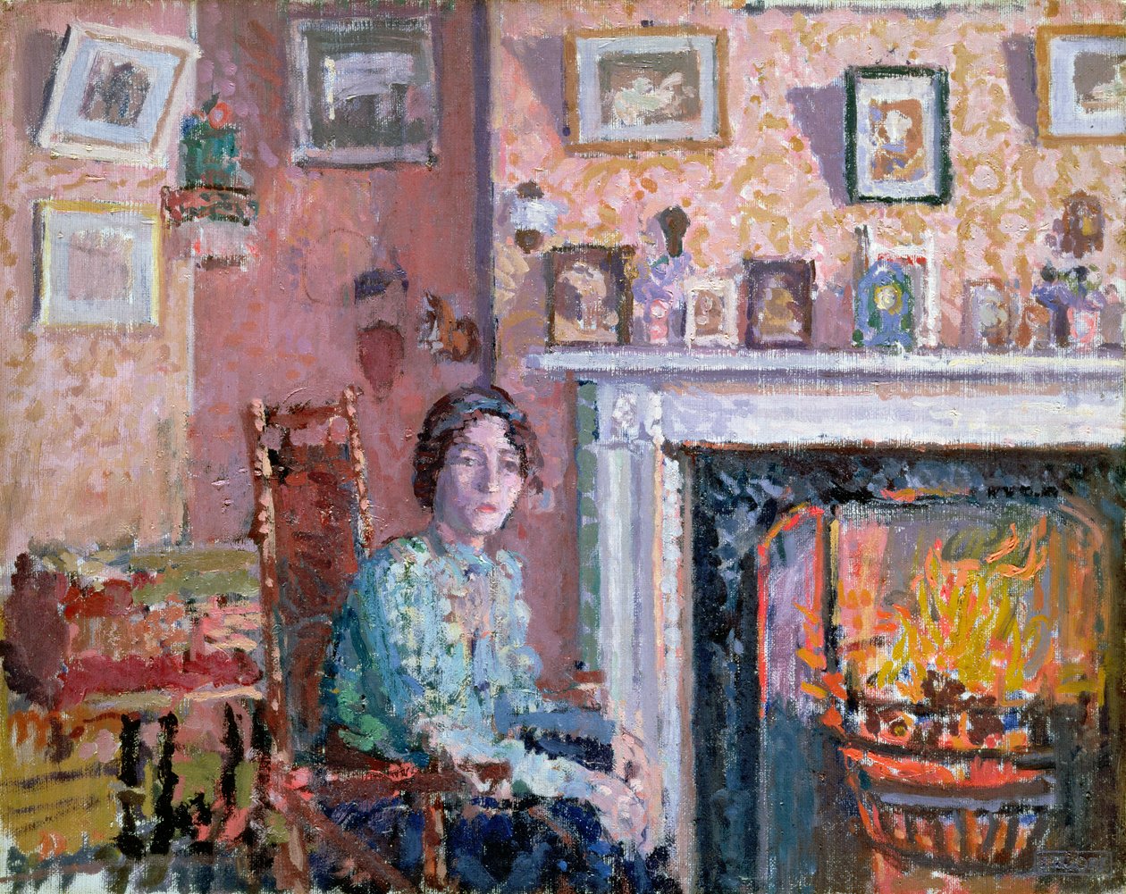 Interior, Mornington Crescent by Spencer Frederick Gore